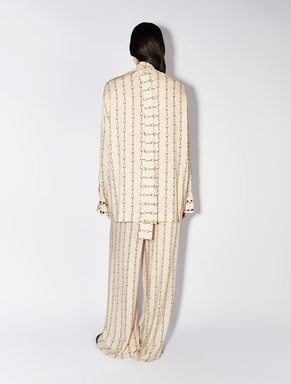 Блузка с лентами из крепа, фото 5