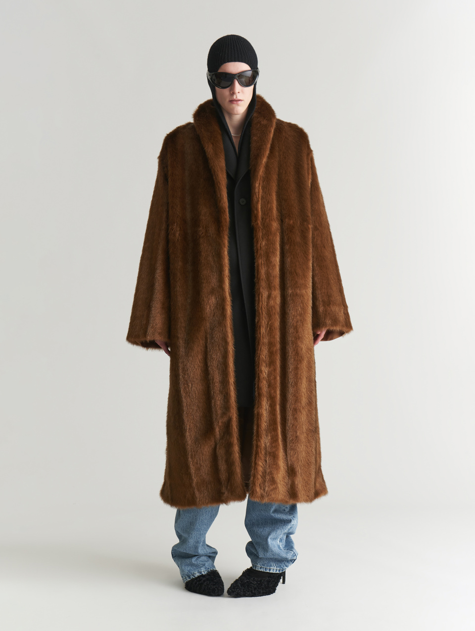 Шуба с шалевым воротником , фото 6