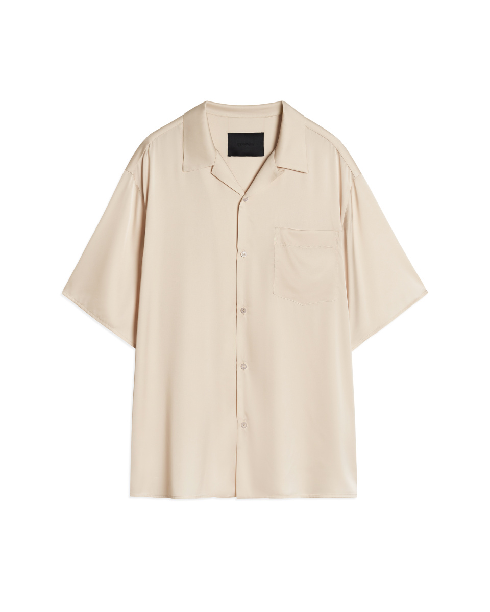 Рубашка с коротким рукавом из сатина, фото 1