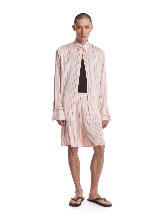 Рубашка из сатина с экстра-манжетом