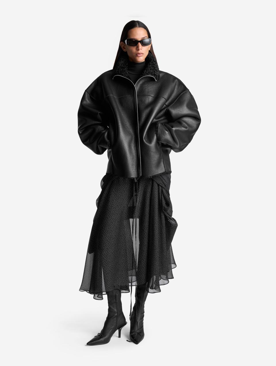 Двухсторонняя куртка-дубленка, фото 1