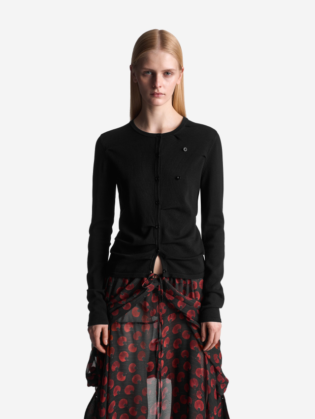 Кардиган Slim Fit с защипами