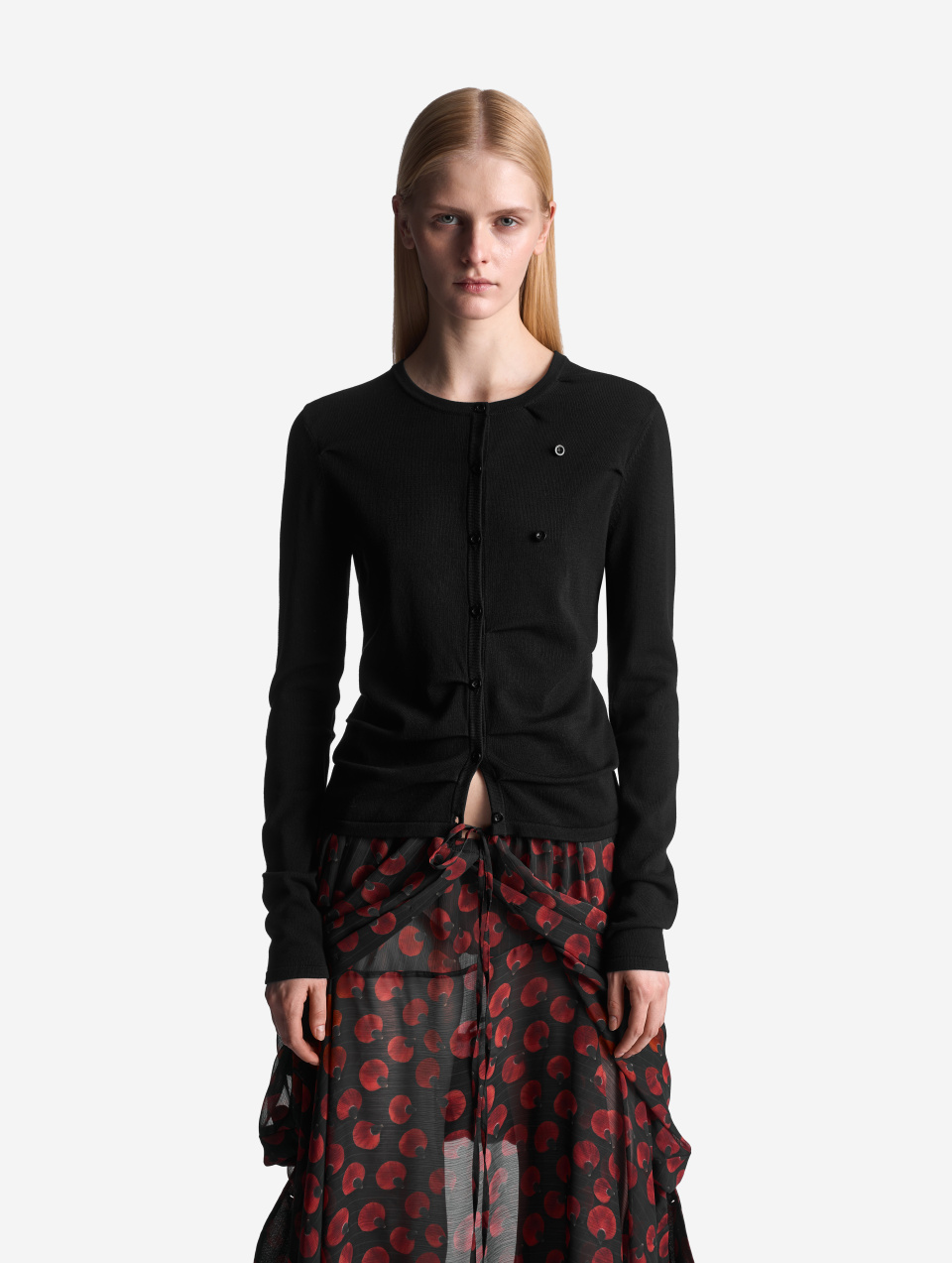 Кардиган Slim Fit с защипами, фото 1