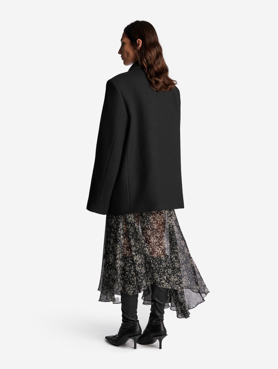 Строгое пальто мини, фото 5