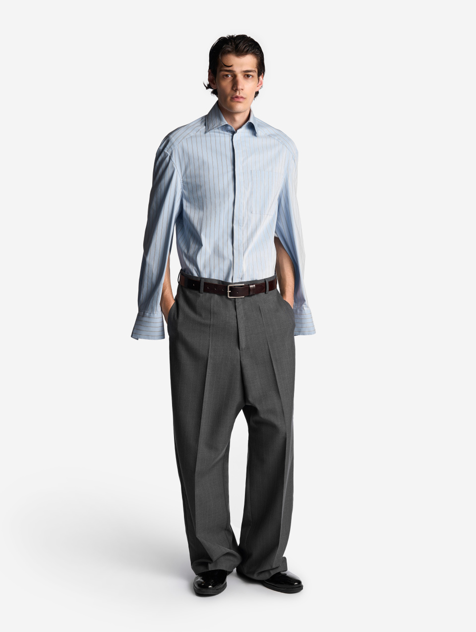 Классические брюки в полоску, фото 9