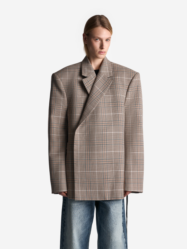 Пиджак плоского кроя