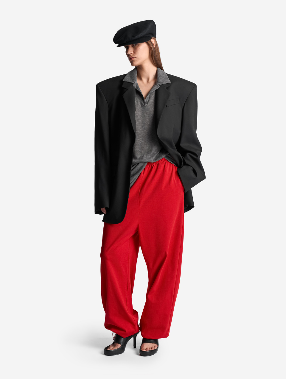 Тонкий трикотажный лонгслив поло, фото 7