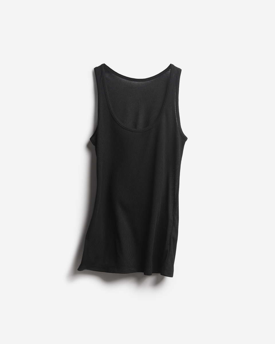 Тонкая трикотажная майка-топ, фото 1