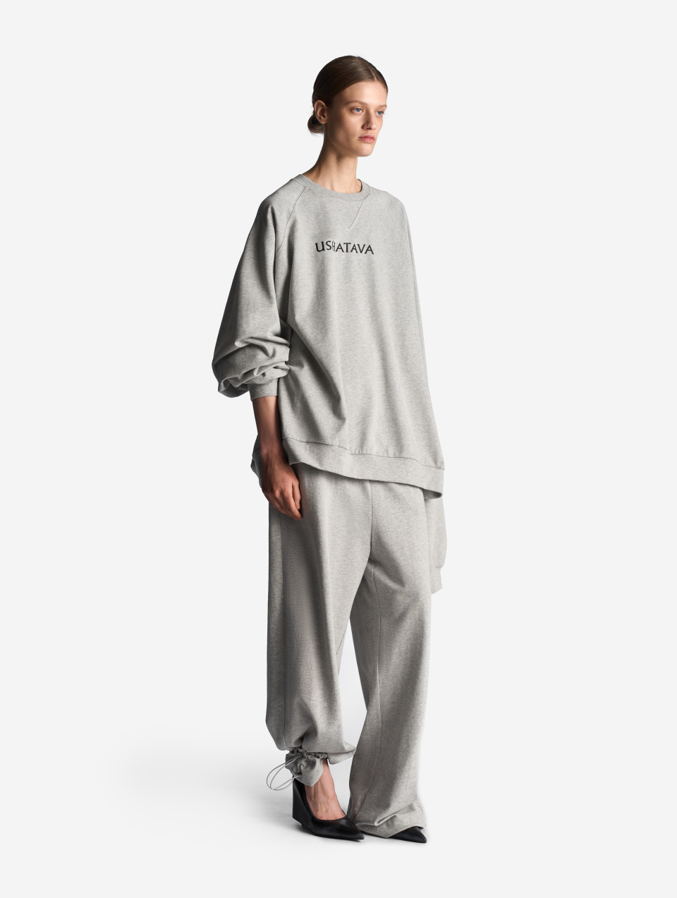 Прямые трикотажные брюки, фото 3