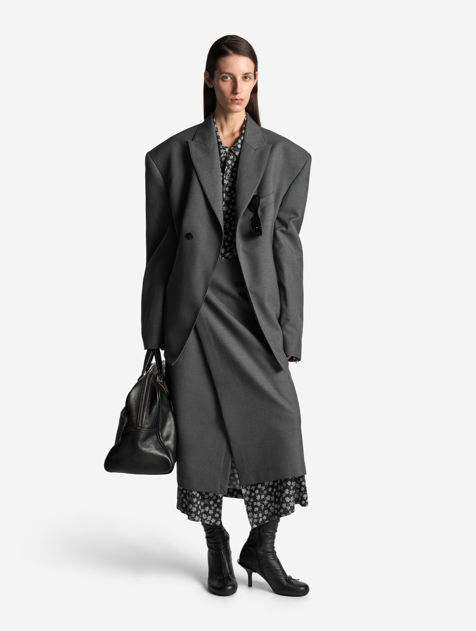 Кожаные сапоги-чулки, фото 8