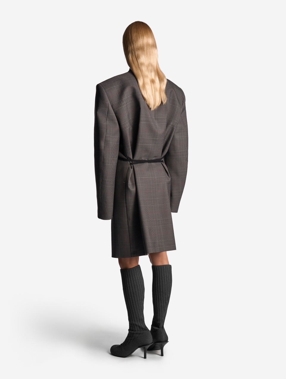 Пиджак-пальто плоского кроя, фото 4