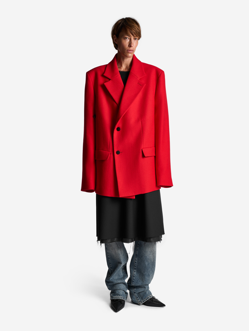 Строгое пальто мини, фото 3