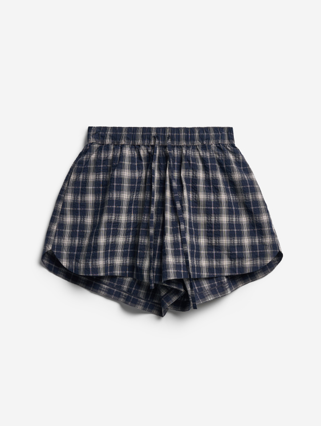 Шорты из жатого ситца