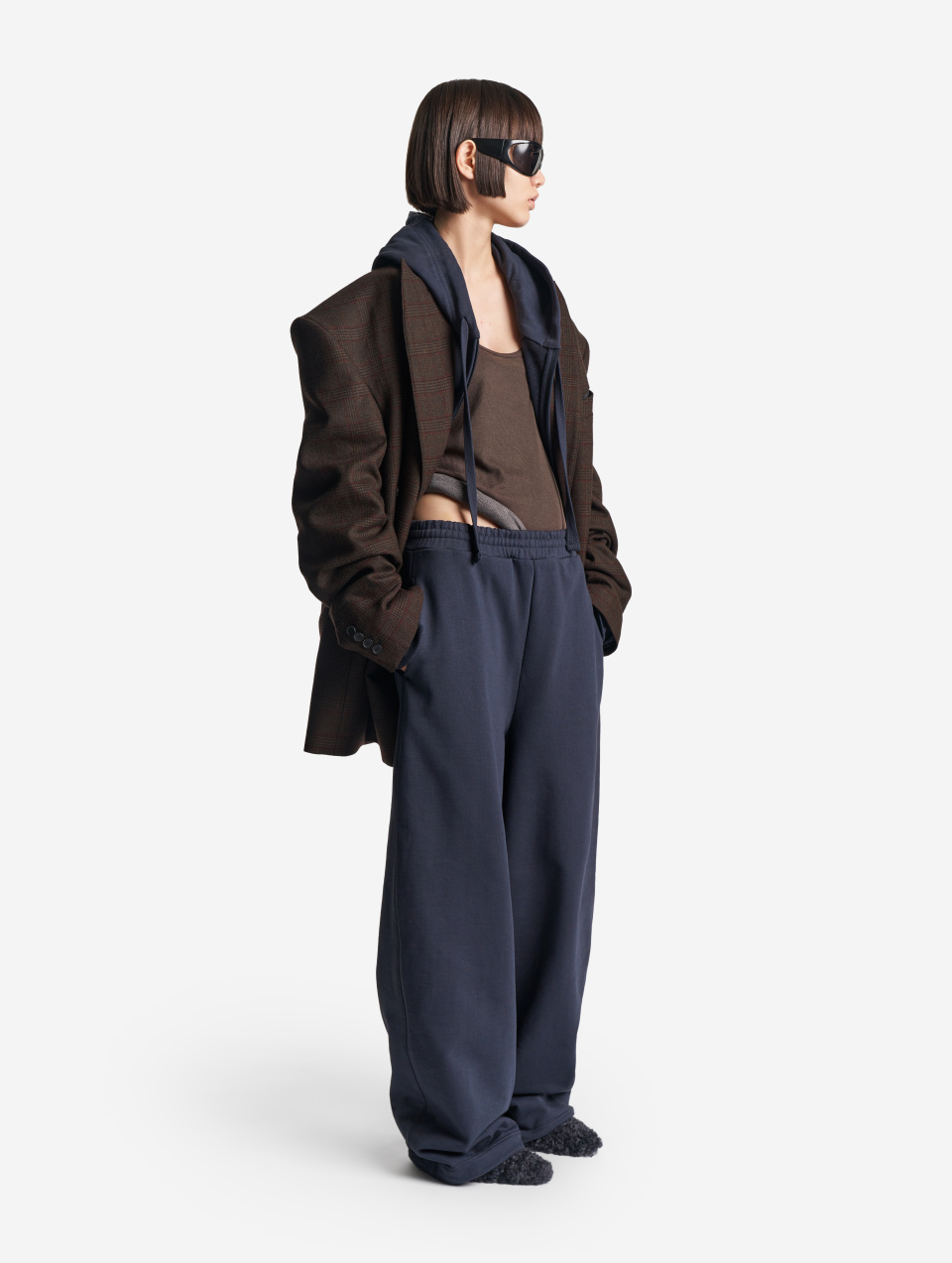 Брюки Baggy из футера, фото 9