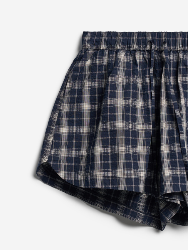 Шорты из жатого ситца