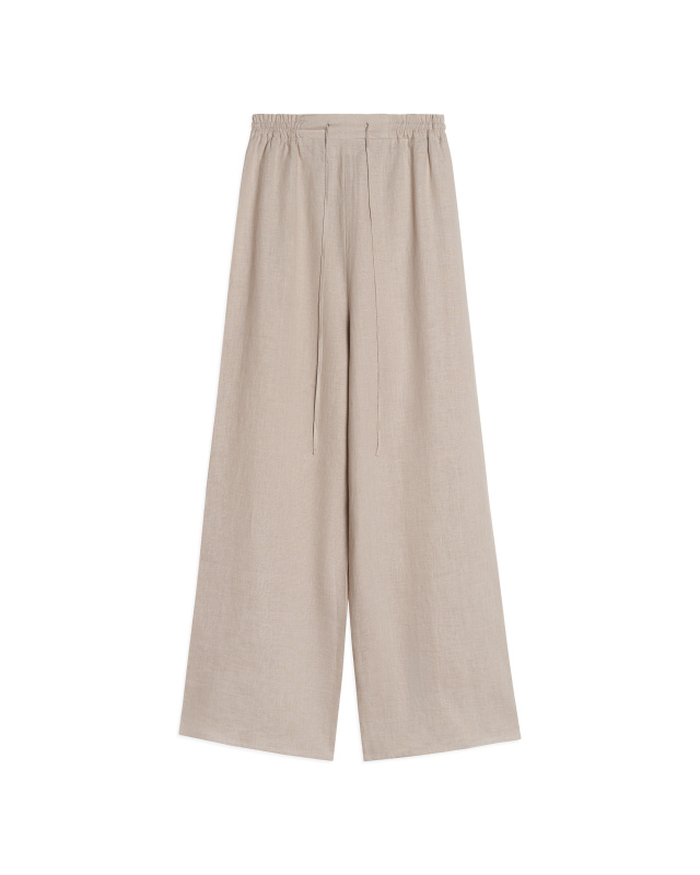Брюки из тонкого льна