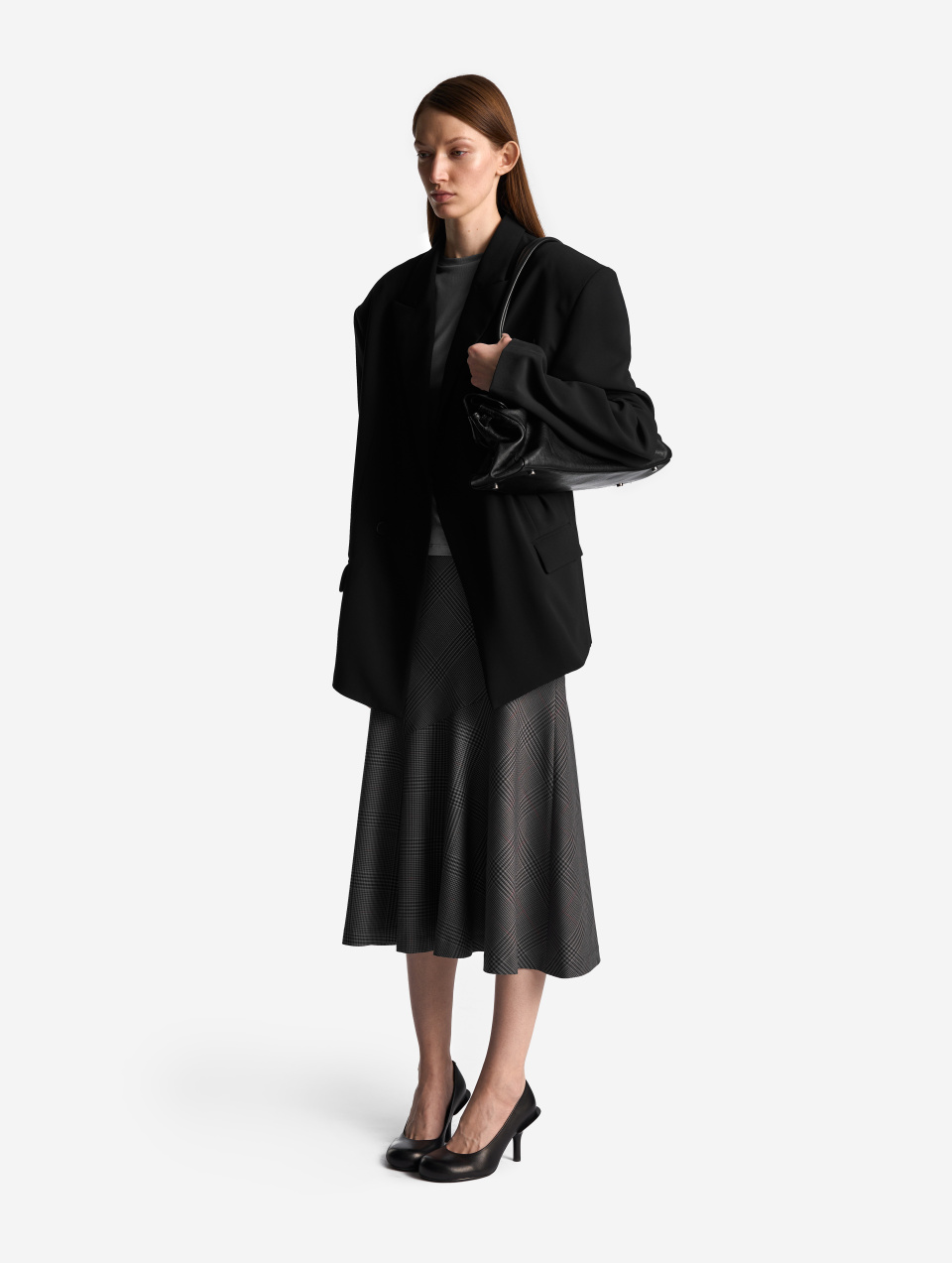 Пиджак Dropped Shoulder из Крепа, фото 4