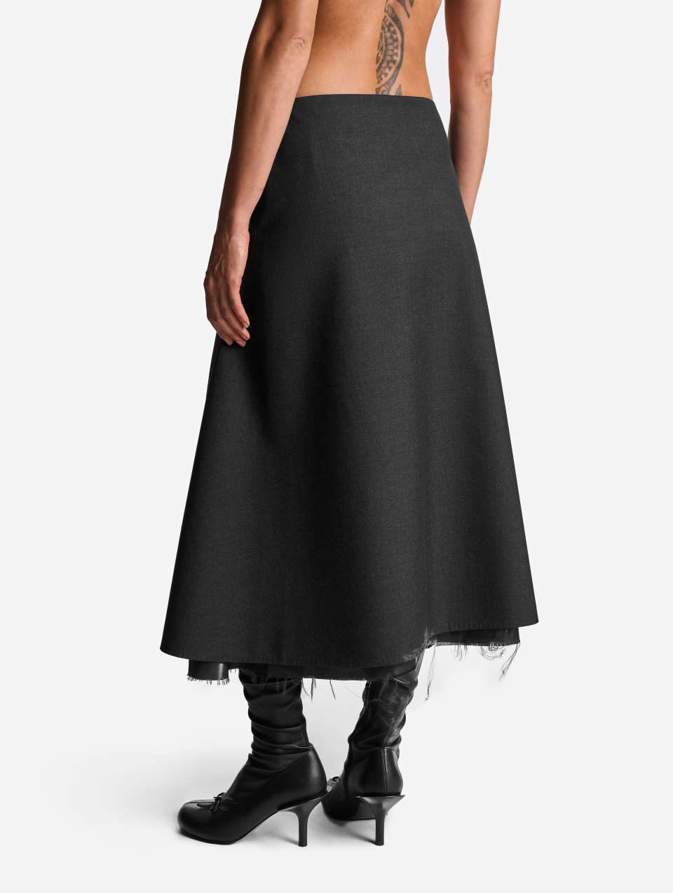 Юбка годе из полушерсти, фото 4