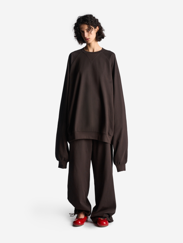 Прямые трикотажные брюки