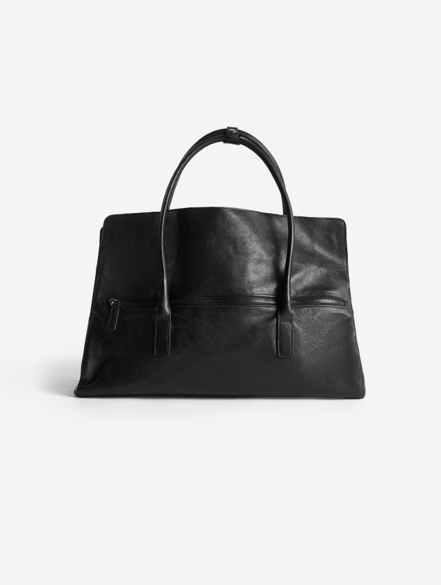 Кожаная сумка-конверт