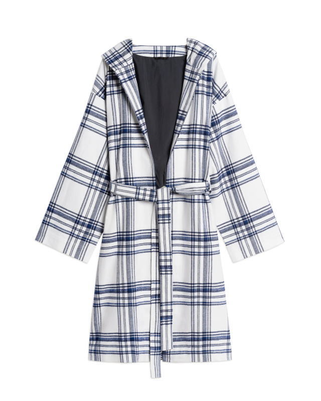 Пальто-халат из фланели 