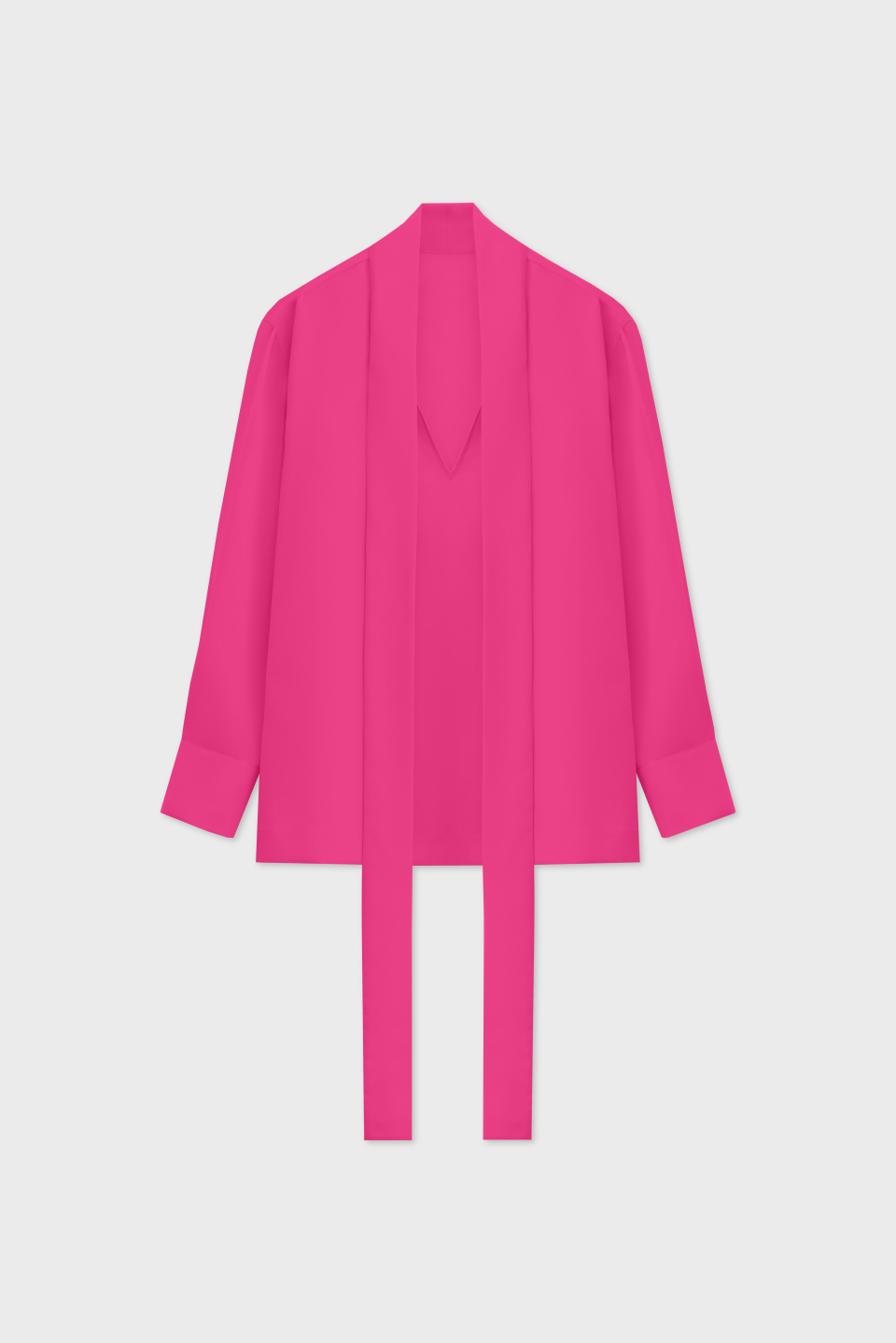 Блузка с лентами из крепа, фото 8